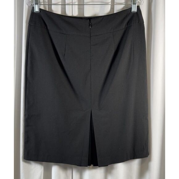 New York & Co Pencil Skirt w/ Pleated Back Slit, Black, Sz: 8, 64-56 - Picture 12 of 16